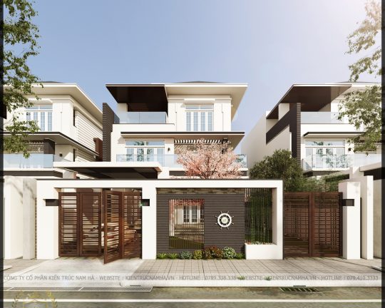 Công trình biệt thự phong cách hiện đại tại TP. Thái Bình