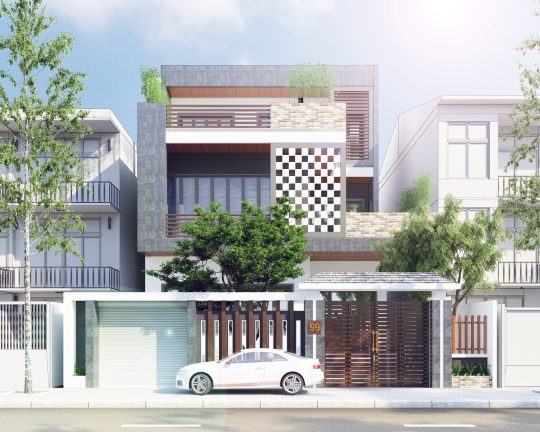 Thiết kế kiến trúc biệt thự ven biển phong cách hiện đại tại Quảng Ninh