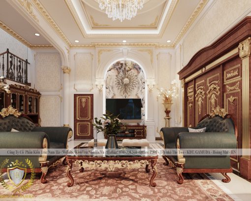 Công trình biệt thự theo phong cách tân cổ điển của Mr. Phước tại Long An